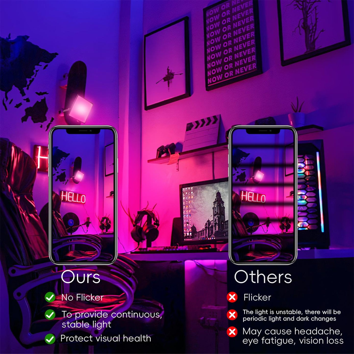 Easeking APP Control Ultra Slim RGBW LED Flood Light Series A