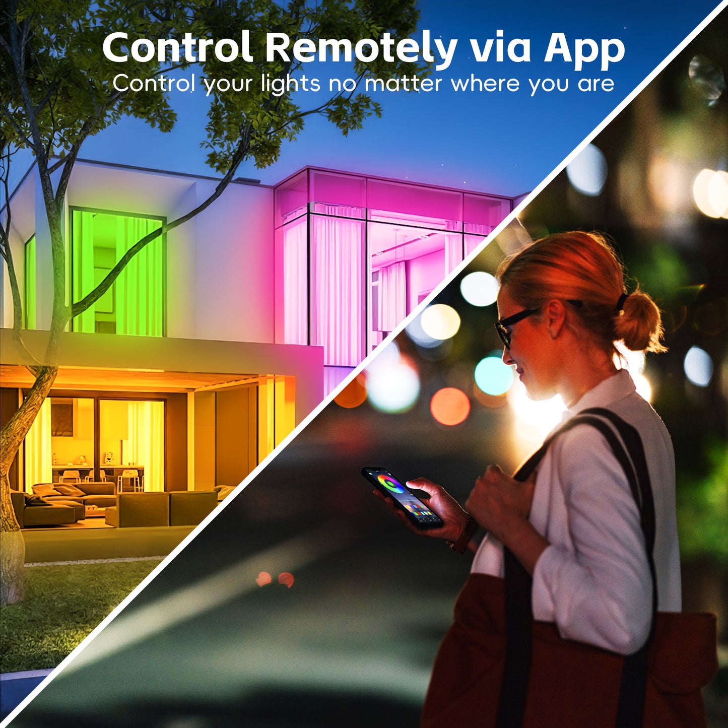 Easeking RGB LED Strip Lights Waterproof WIFI APP Control For Home Decor