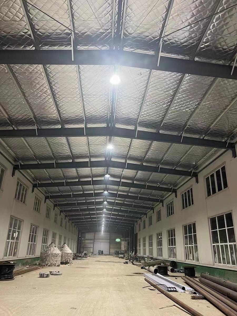 Large industrial warehouse lighting with UFO LED High Bay Light