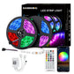 Easeking RGB LED Strip Lights Waterproof Bluetooth APP Control For Home Decor