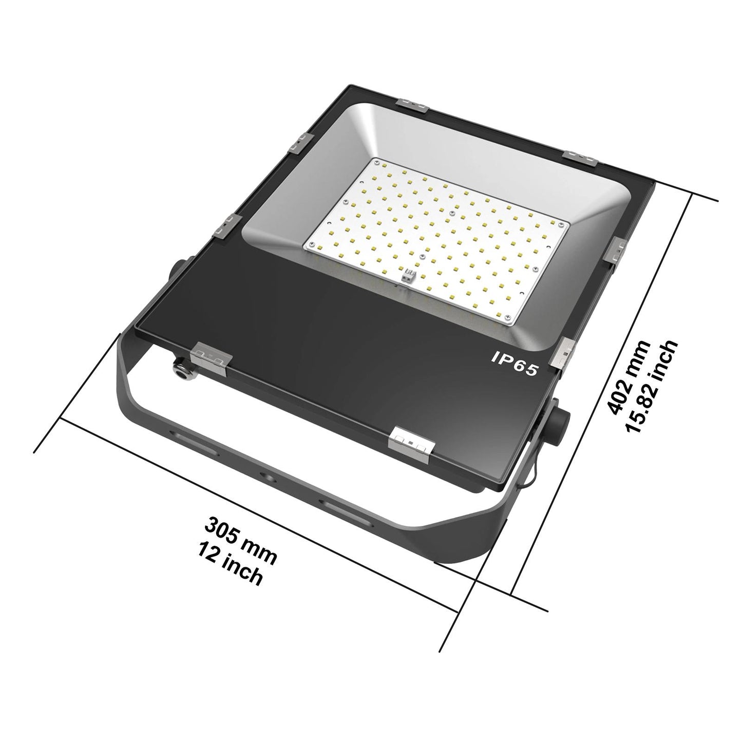 SMD LED Flood Light with adjustable Bracket different installation methods
