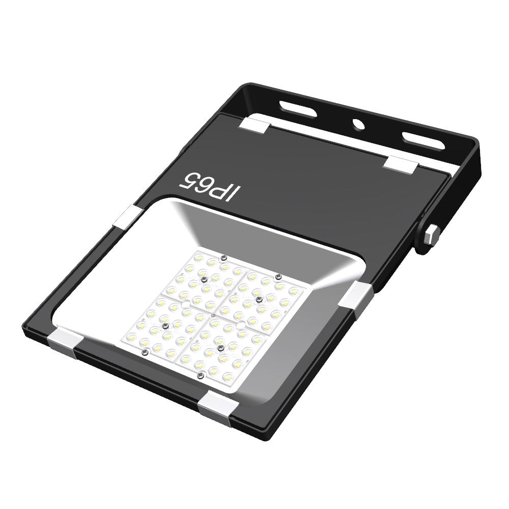 Easeking Outdoor LED Flood Light EFL19 Series with Optical Lens 50W 6,500lm IP65 Waterproof