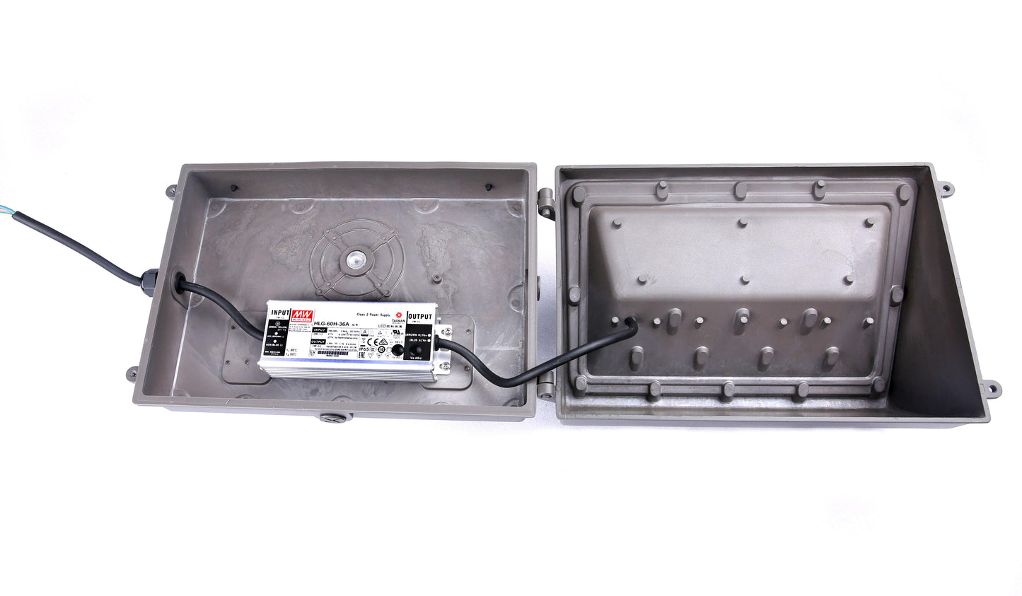 LED Wall Pack Light Alloy aluminum housing with driver inside