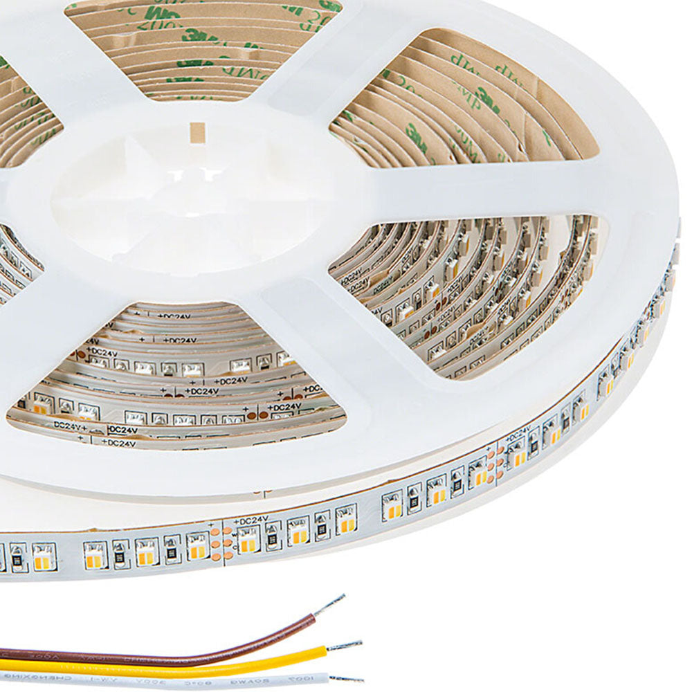 24V DC Adjustable CCT 2835 SMD LED Tape Lights 3000K to 6500K options