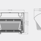 LED Wall Pack Light B series dimensions
