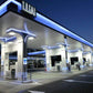 Gas station Lighting projects with Easeking 240W LED Canopy Light