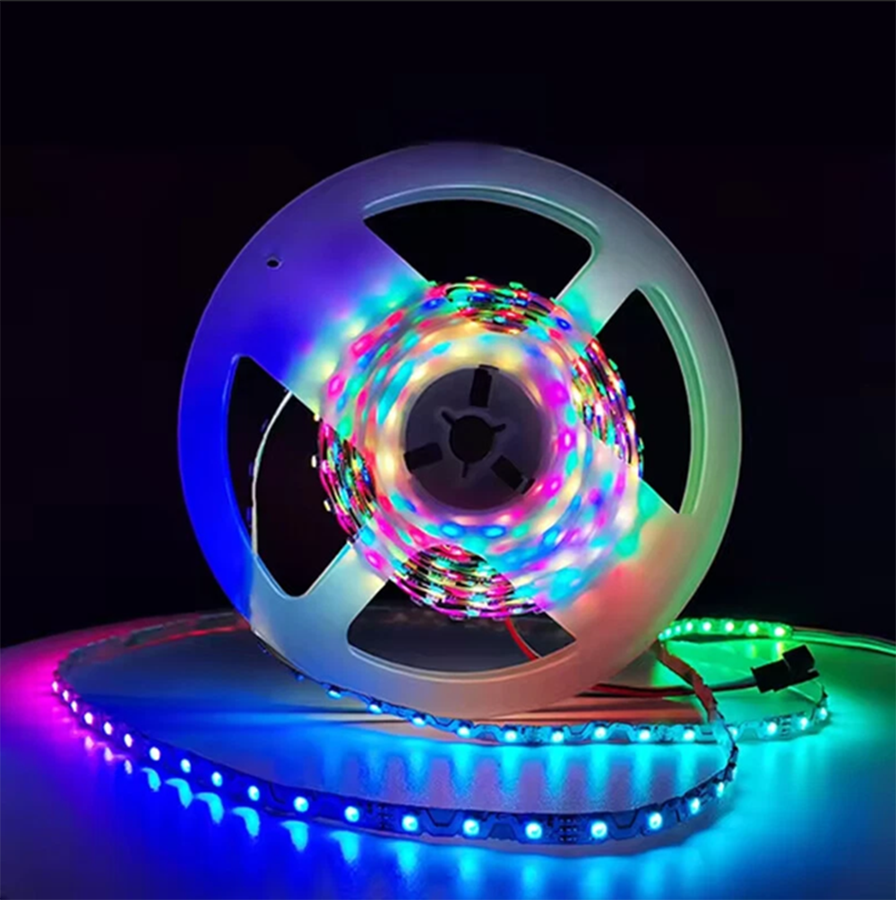 new design SMD5050 IC built-in LED Tape Light RGBIC colors chasing