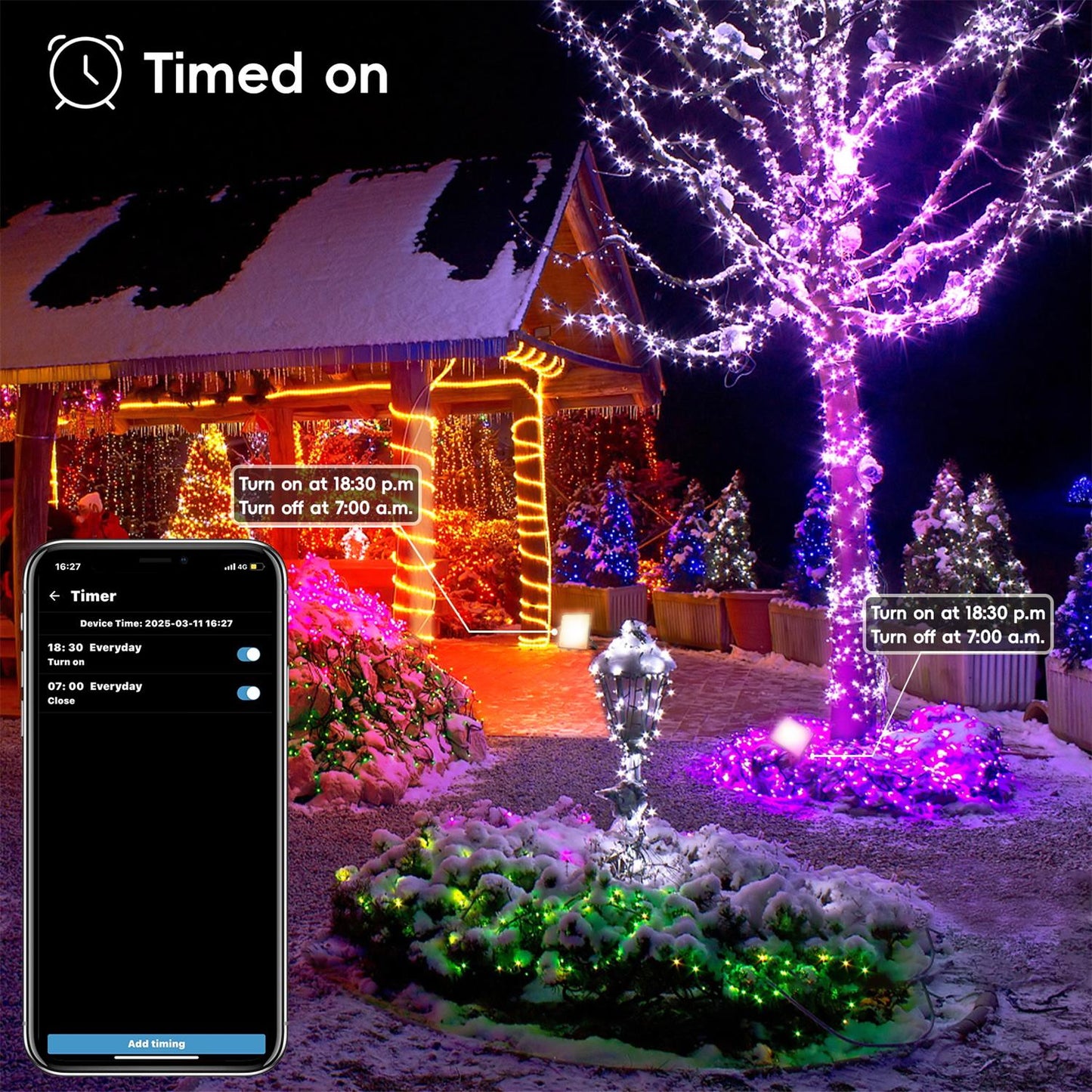 Easeking APP Control Ultra Slim RGBW LED Flood Light Series A