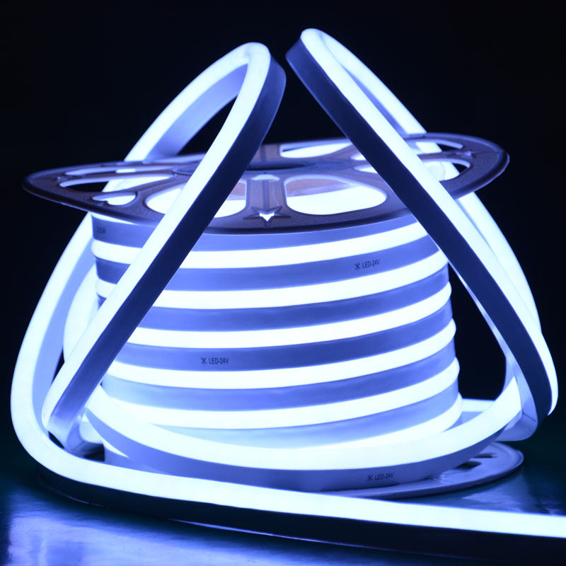 24V DC Flex LED Neon Rope Light Cool white color 