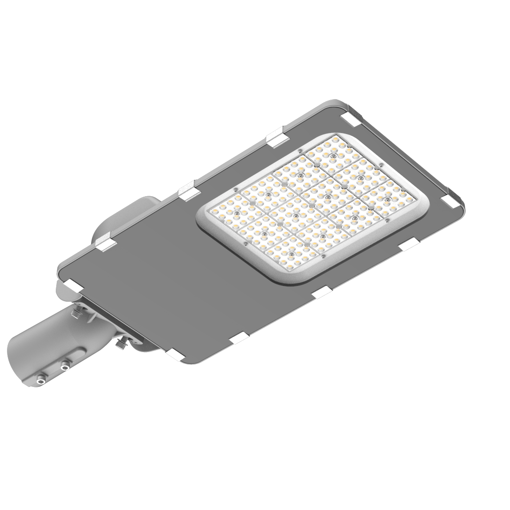 Street light fixture with famouse brand Driver and LED, different beam angle LENs