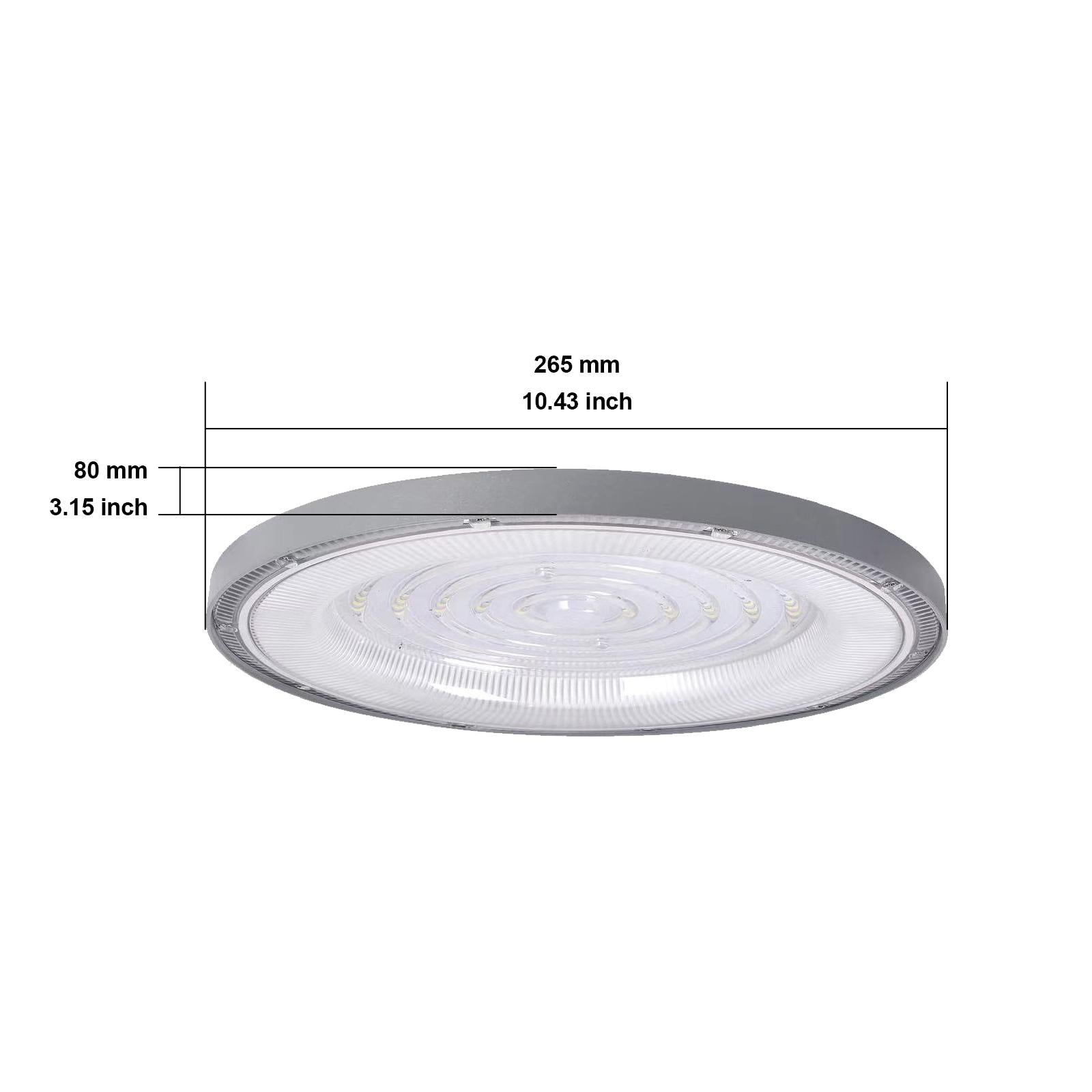 EHB25 series UFO LED High Bay Light slim style IC driver available