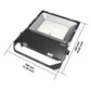 popular LED flood light 150W Dimension