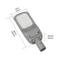 50W LED Street light dimensions