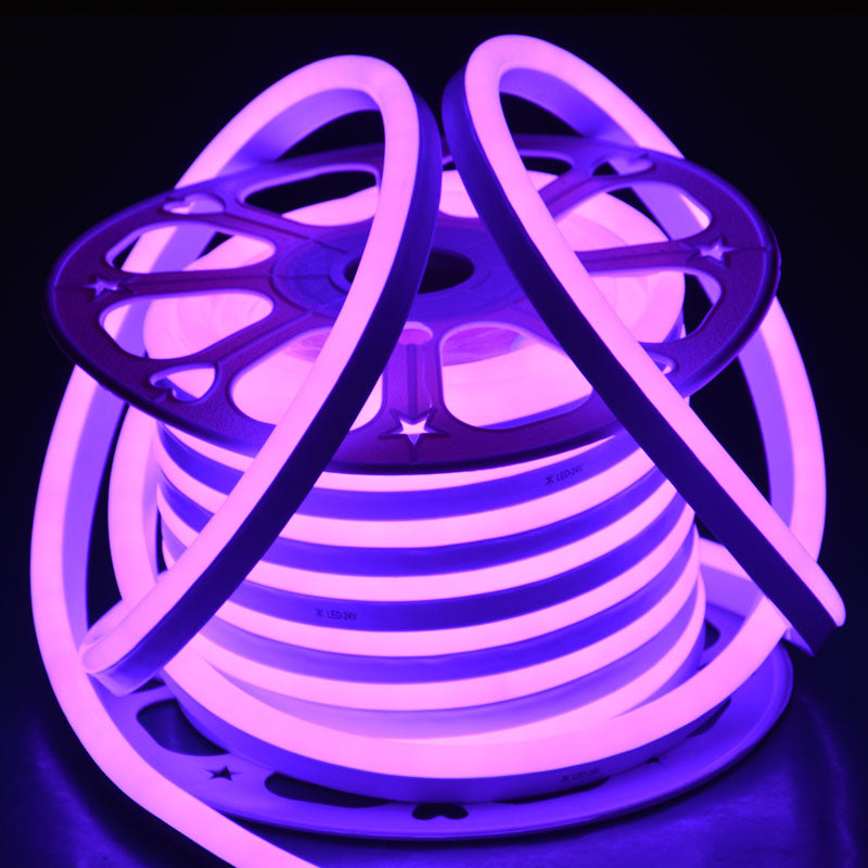 11x19mm 9x18mm 8x16mm Flexible LED Neon Strip Light Pink Purple colors